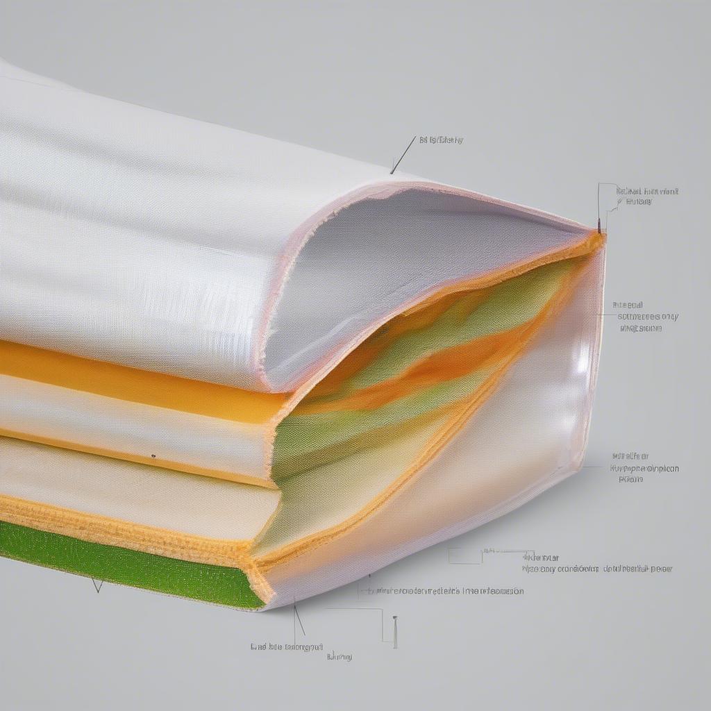 PP Tubular Woven Laminated Bag Structure Diagram