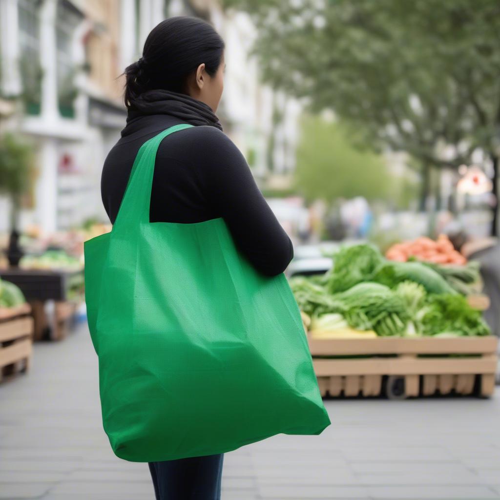 PP Woven Bag Used for Grocery Shopping