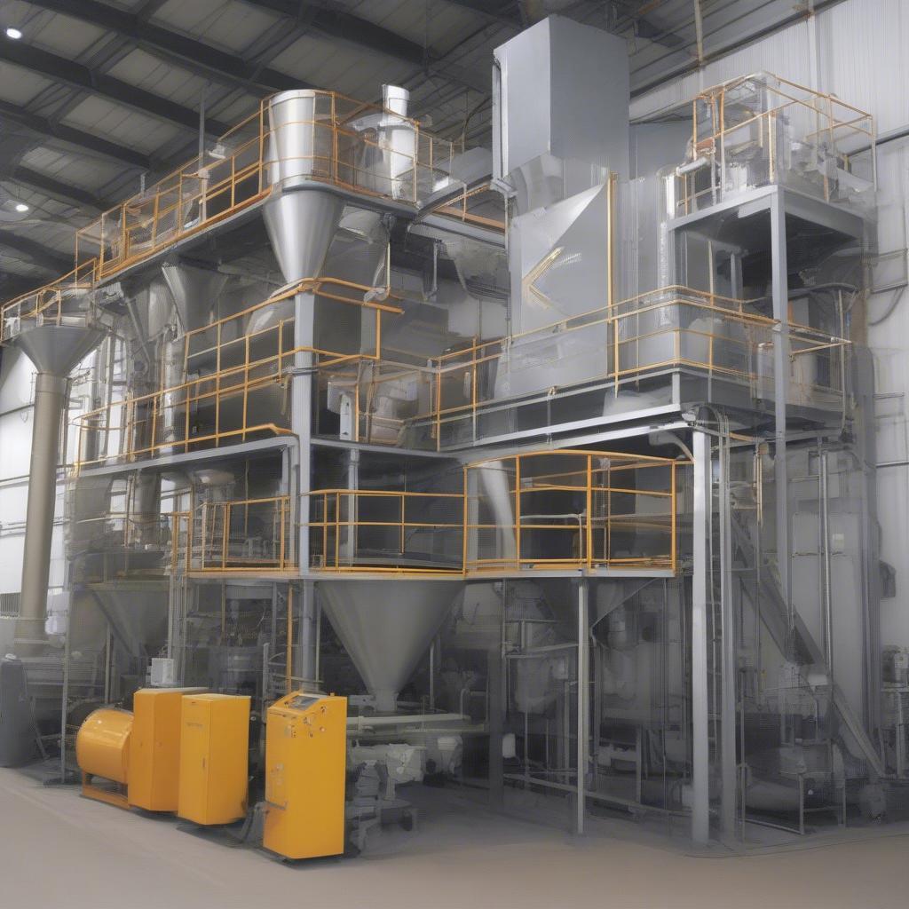 PP Woven Bag Pelletizer Line in Operation