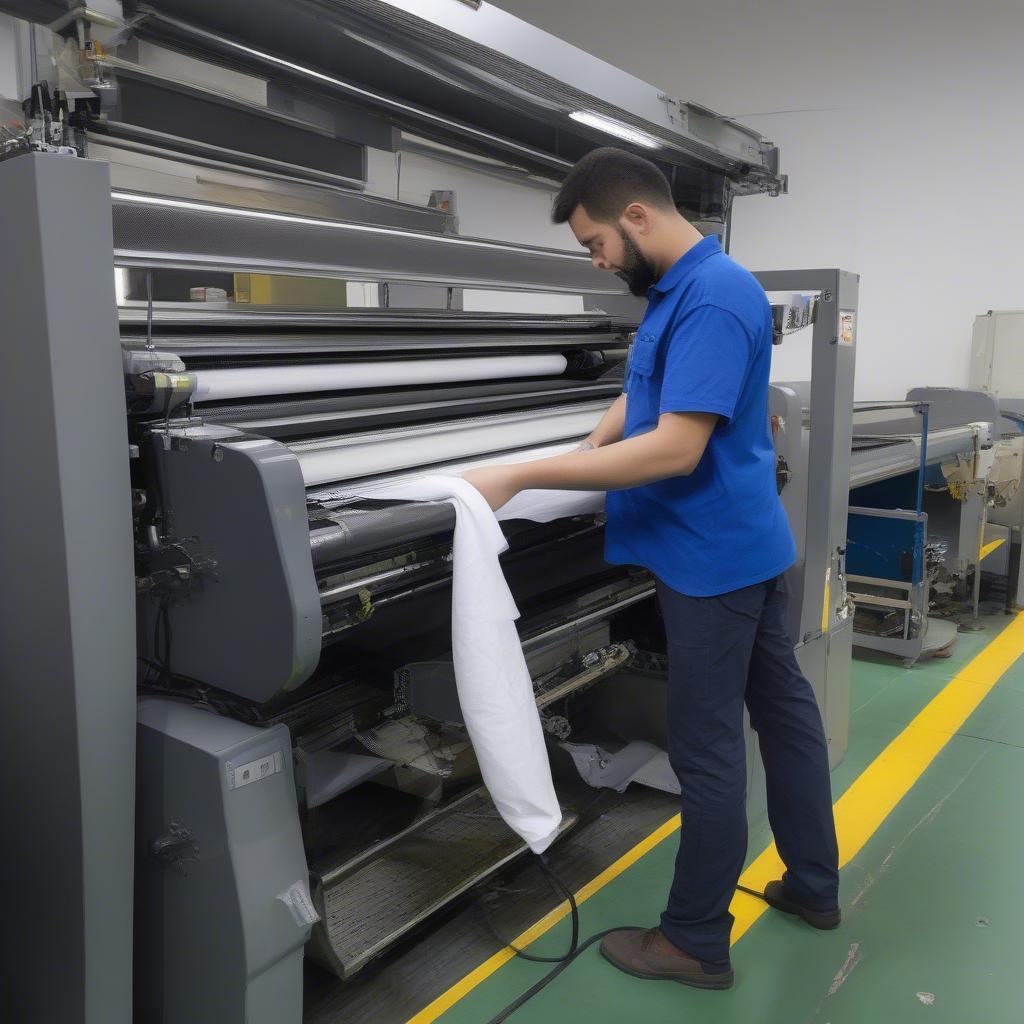 Maintaining a PP Woven Bag Printing Machine