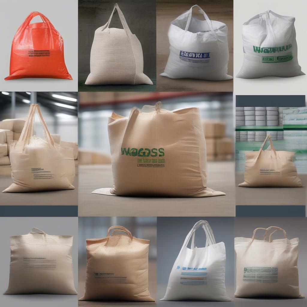 Various applications of PP woven bags