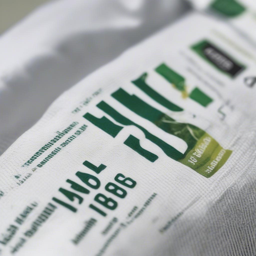 Close-up of PP Woven Fertilizer Bag