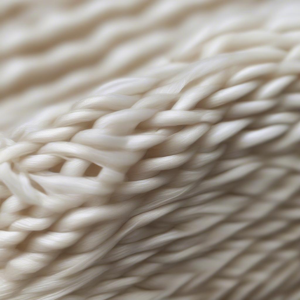 Close-up of PP Woven Rice Bag Construction