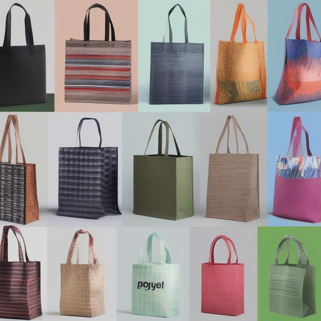 Variety of PP Woven Shopping Bags