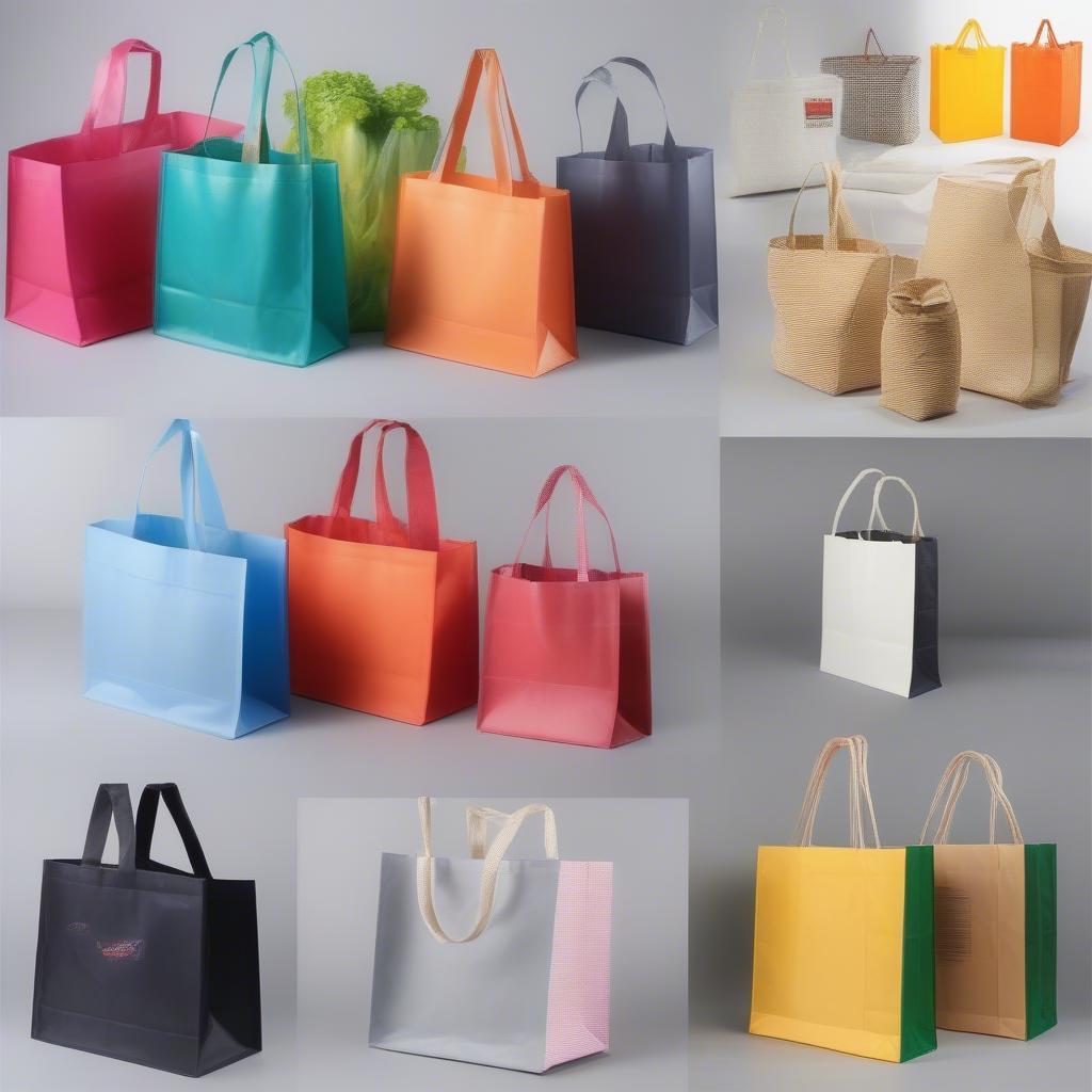 Variety of PP Woven Shopping Bags