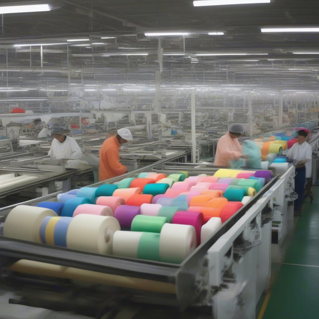 PP Woven Tote Bag Factory Production Line