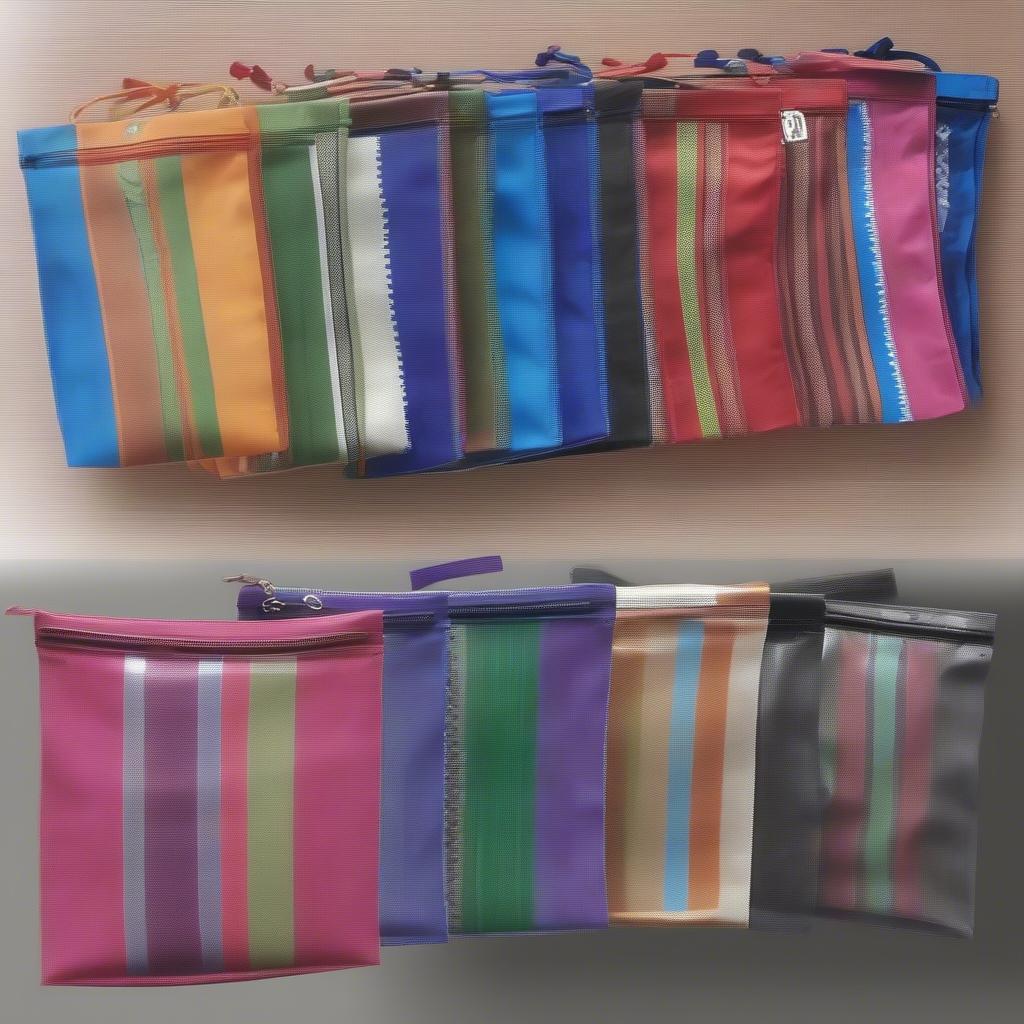 Variety of PP Woven Zipper Bags