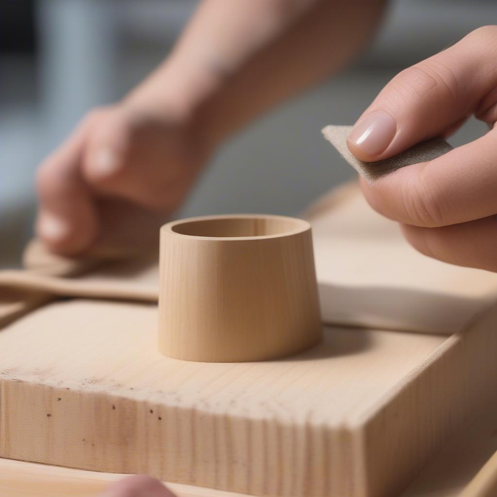 Preparing a Basket Base for Weaving