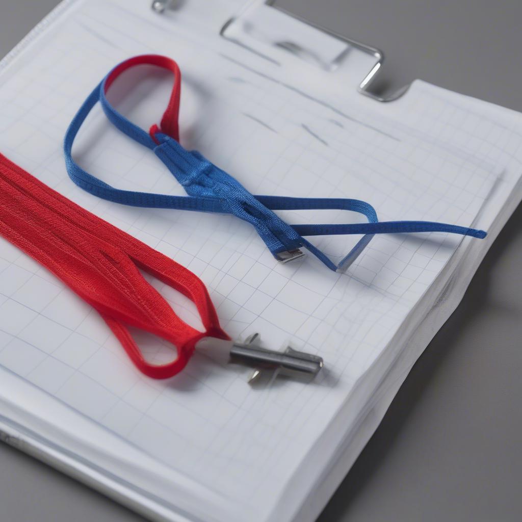 Preparing Shoelaces for Basket Weave