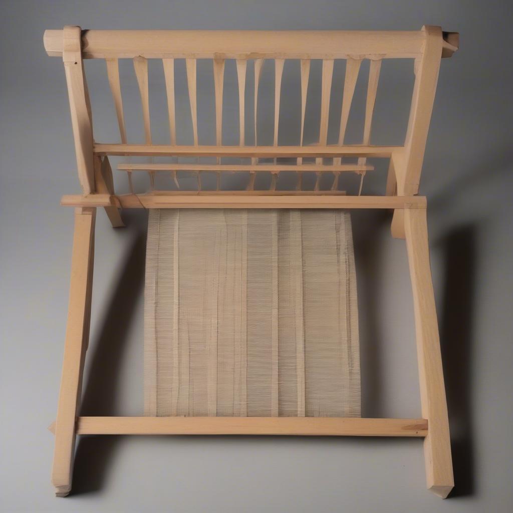 Preparing Wood Chair Frame for Weaving