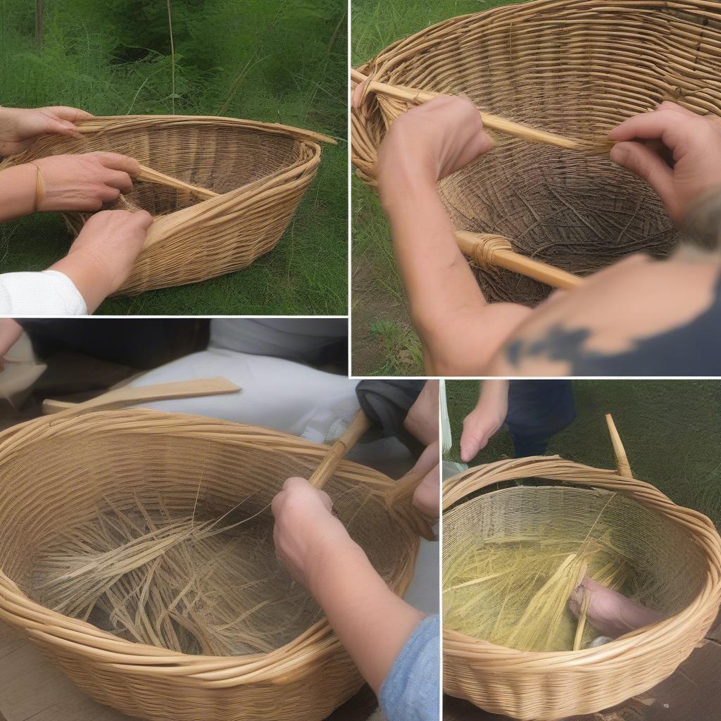 Preparing Wood for Basket Weaving