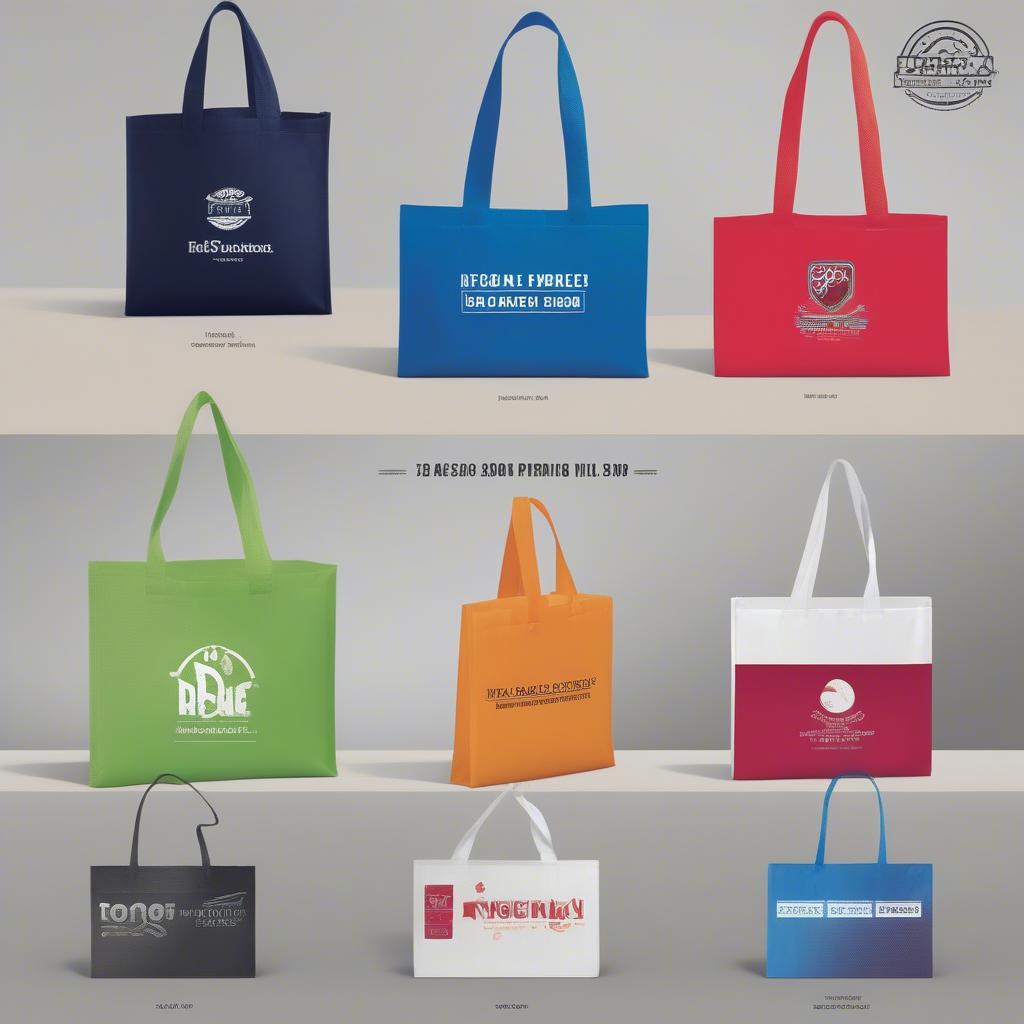 Printed Non-Woven Bag Logo Design Options