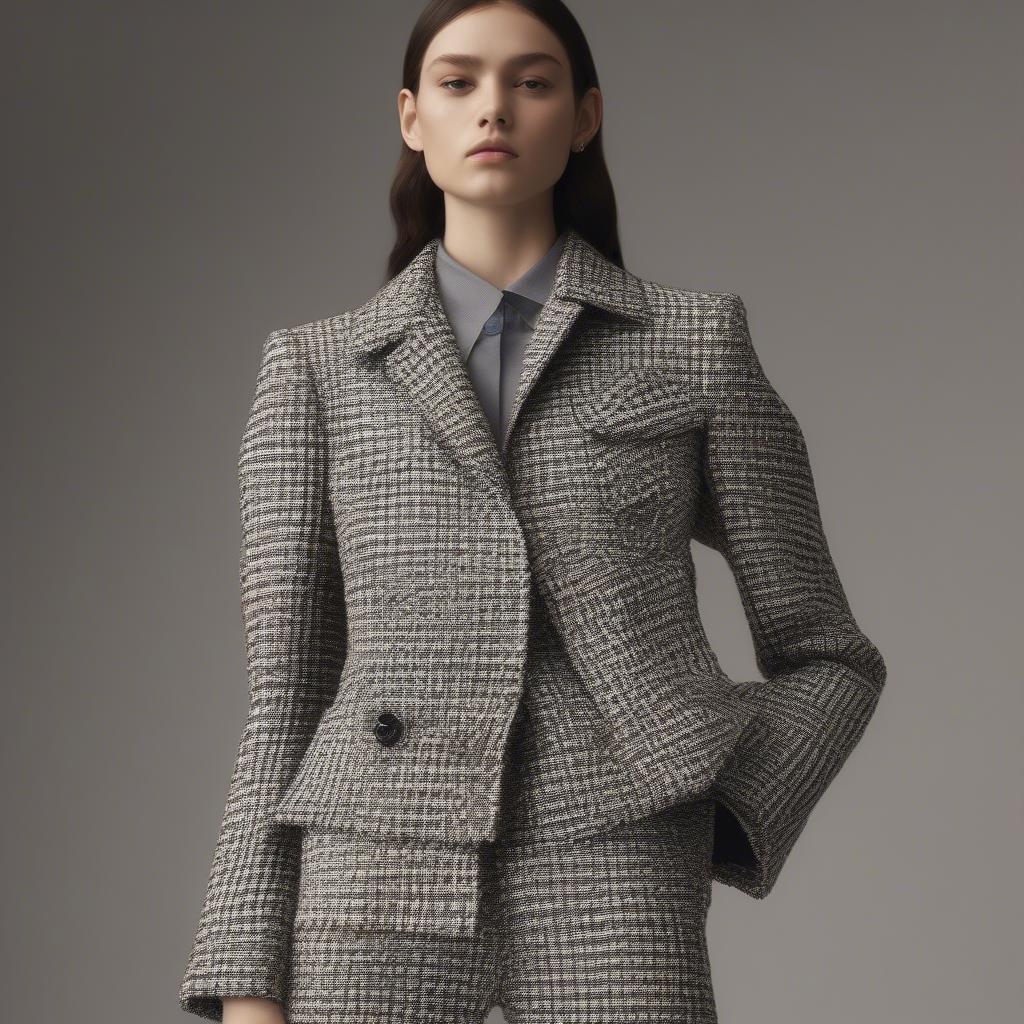 Proenza Schouler Basket Weave Tweed Jacket Retailers