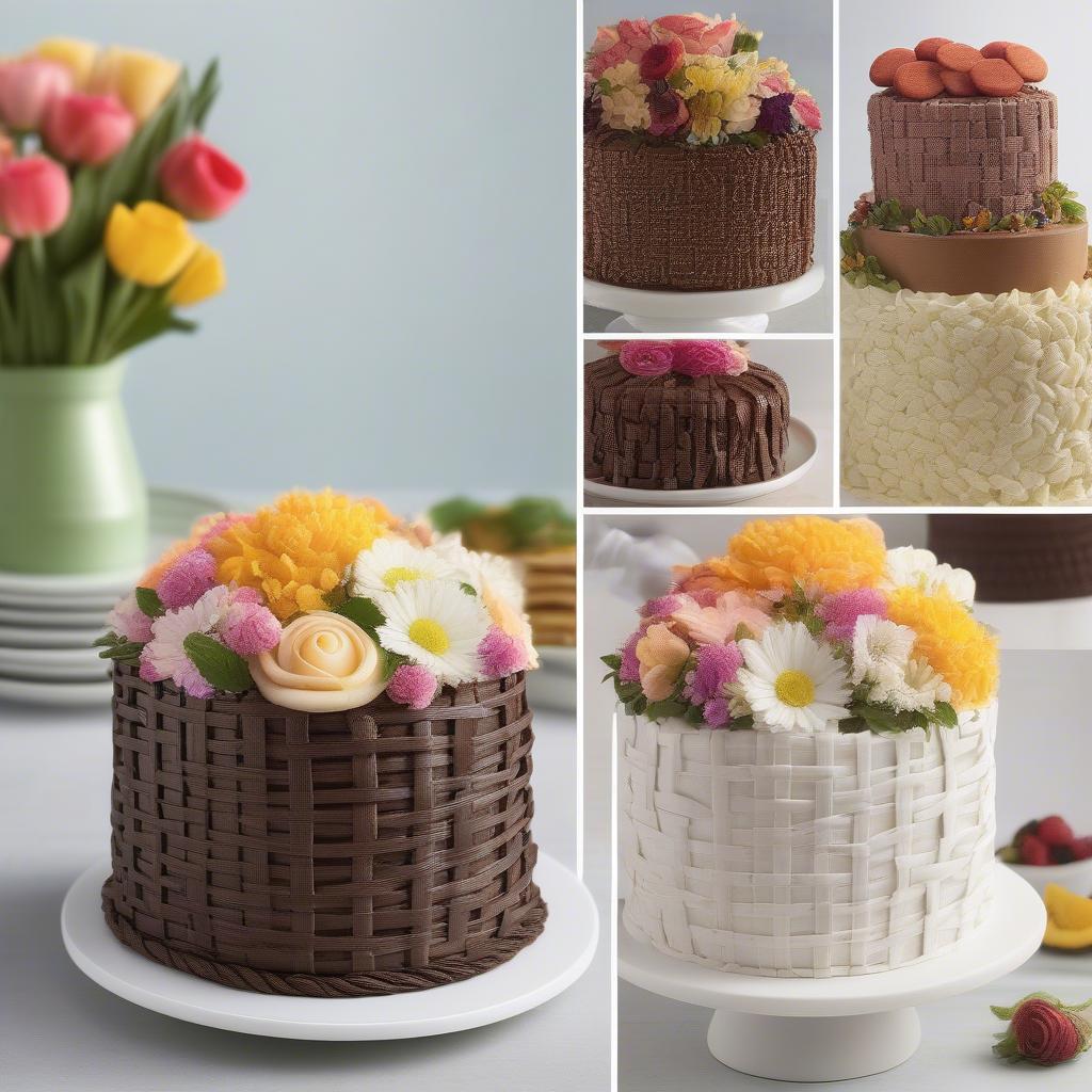 Publix Basket Weave Cake Variations