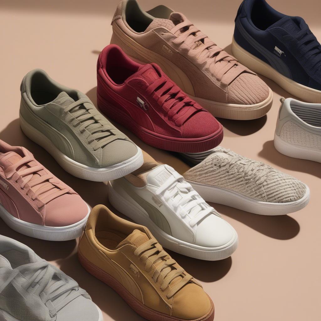 Puma Basket Weave Materials and Color Options