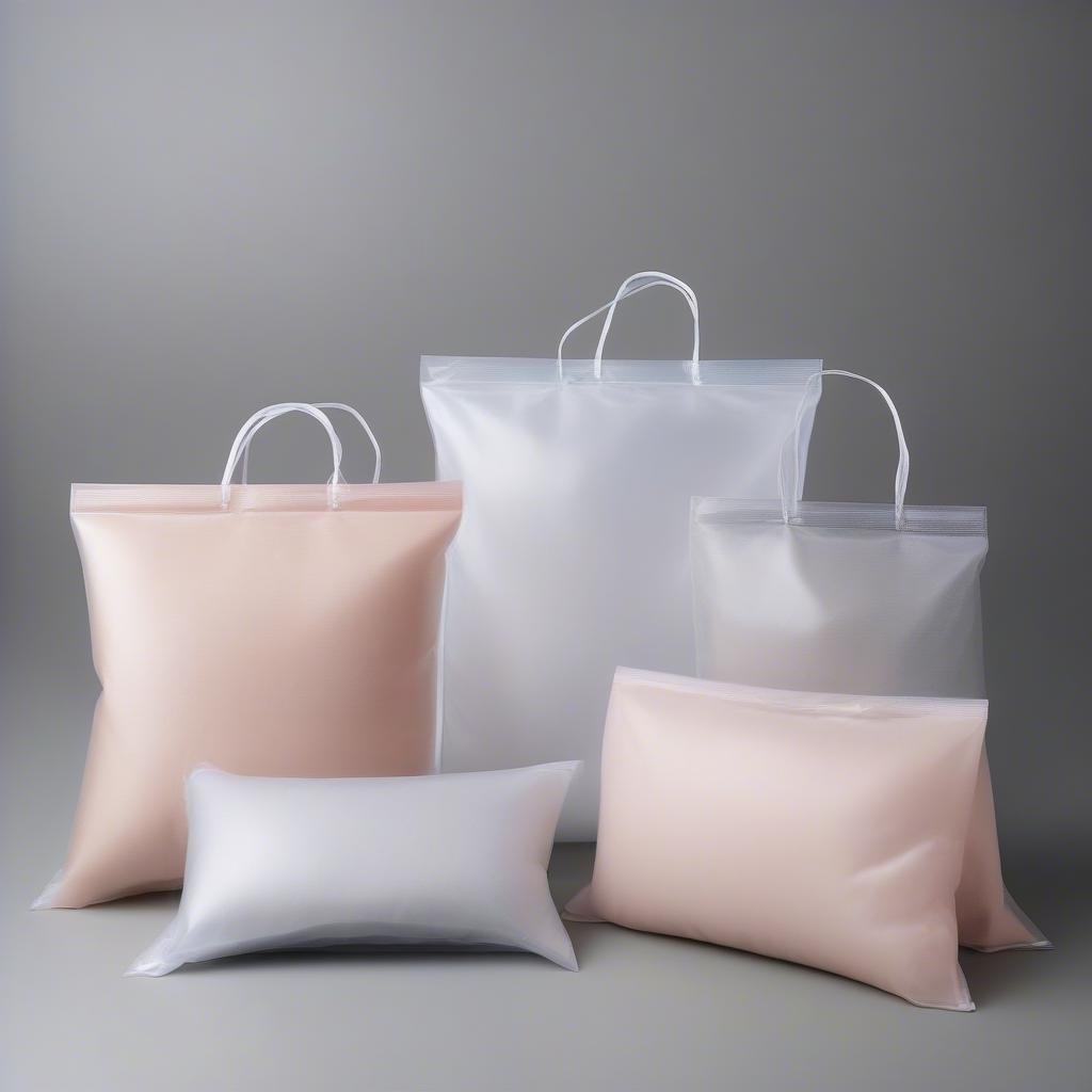 PVC Non-Woven Pillow Bags in Various Sizes