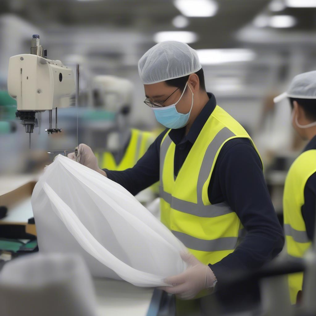 Quality Control Inspection of Finished Non-Woven Bags