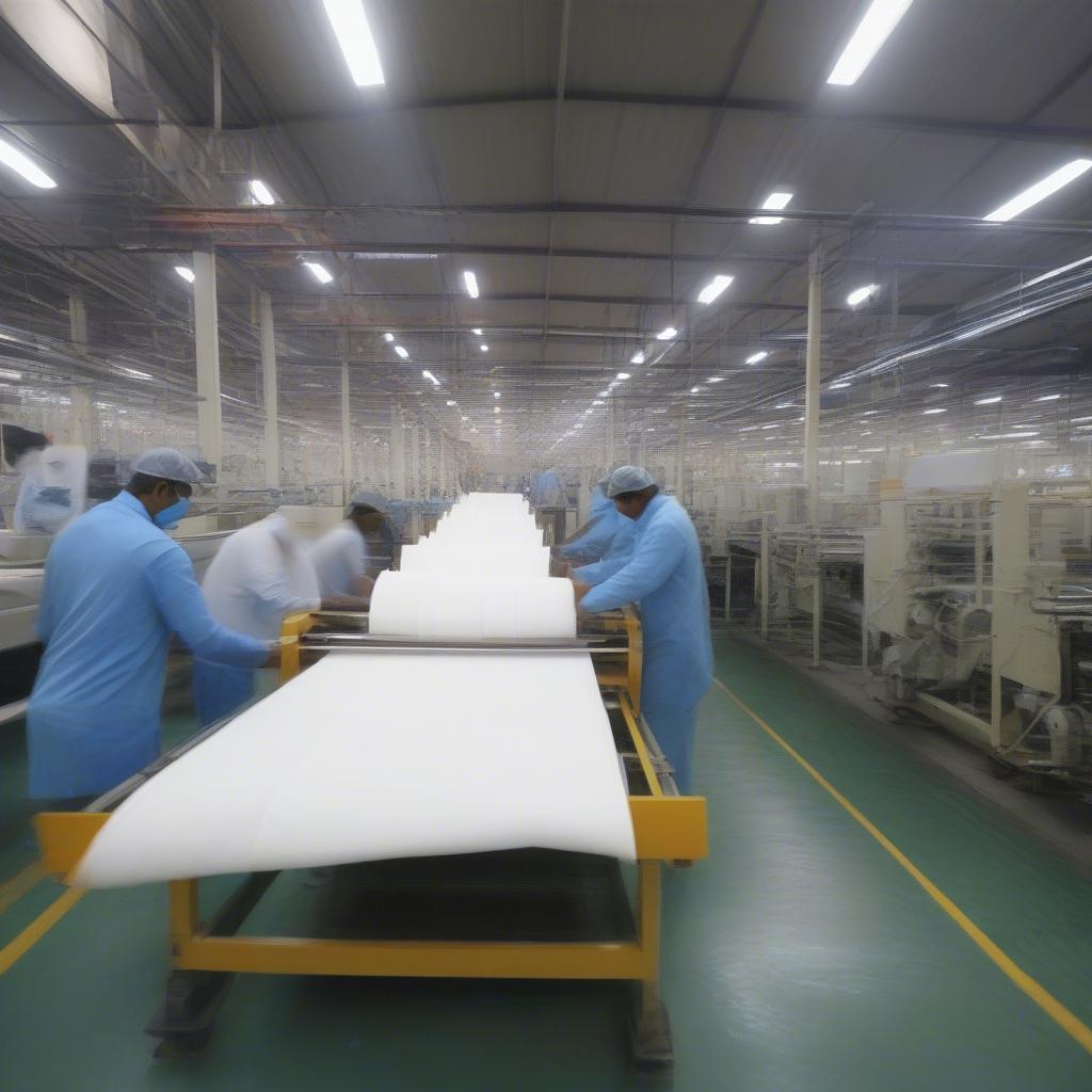 Production of Rahman Non-Woven Tissue Bags in Dhaka