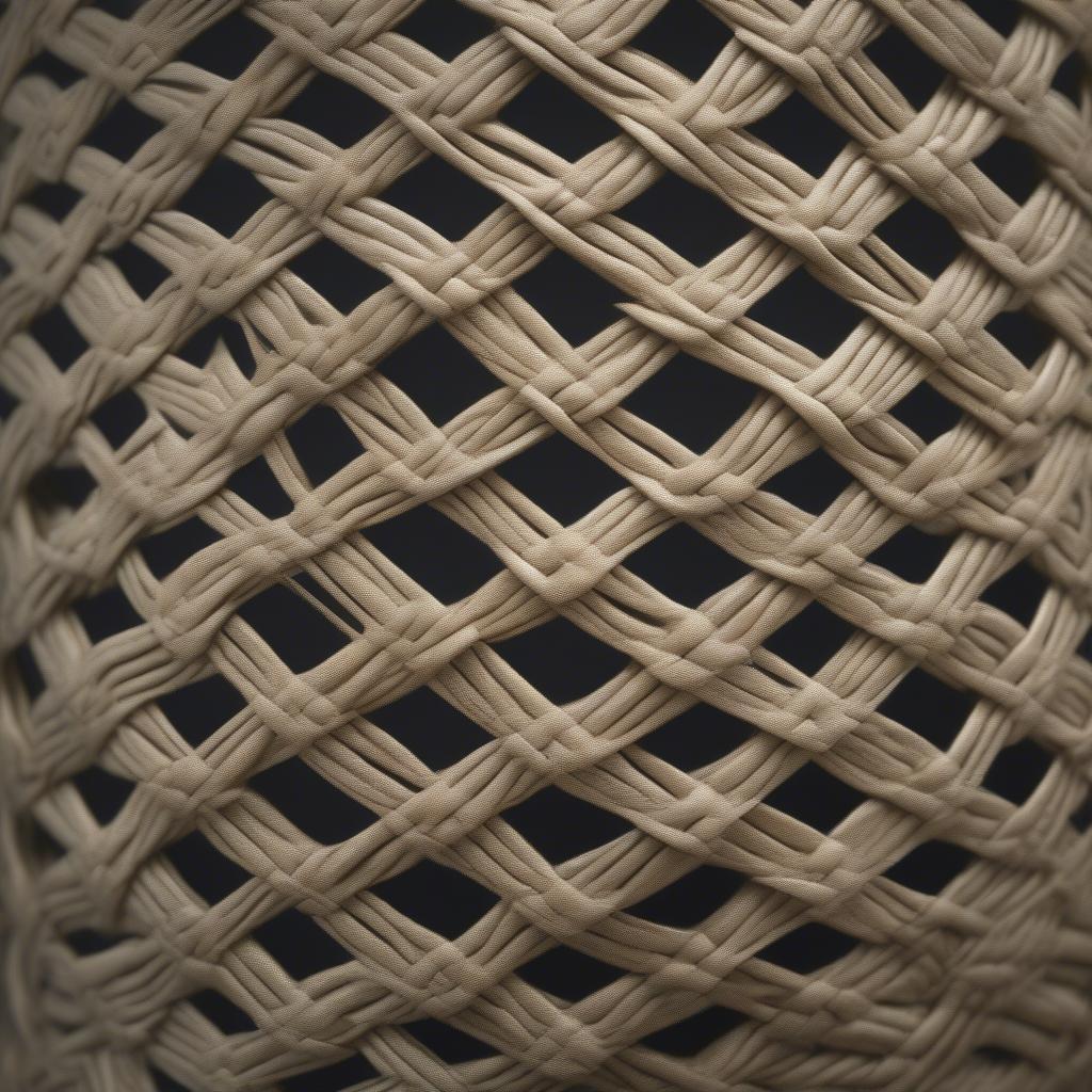 Close-up of a random staggered diamond basket weave, showcasing the irregular placement of diamond patterns