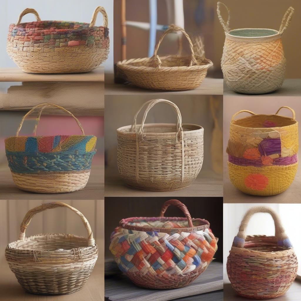 Variety of Random Weave Baskets