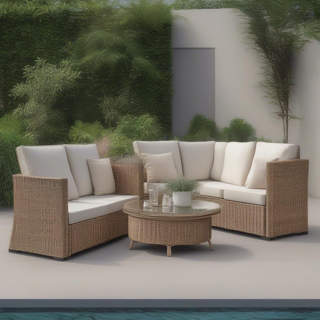 Durable Rattan Garden Furniture Set