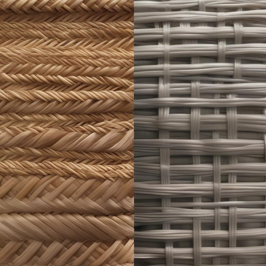 Comparison of Rattan, Wicker, and Synthetic Materials for Woven Bags