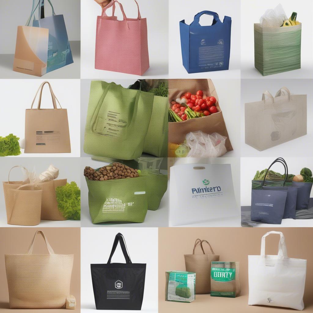 Recycled PP Woven Bags in Various Applications