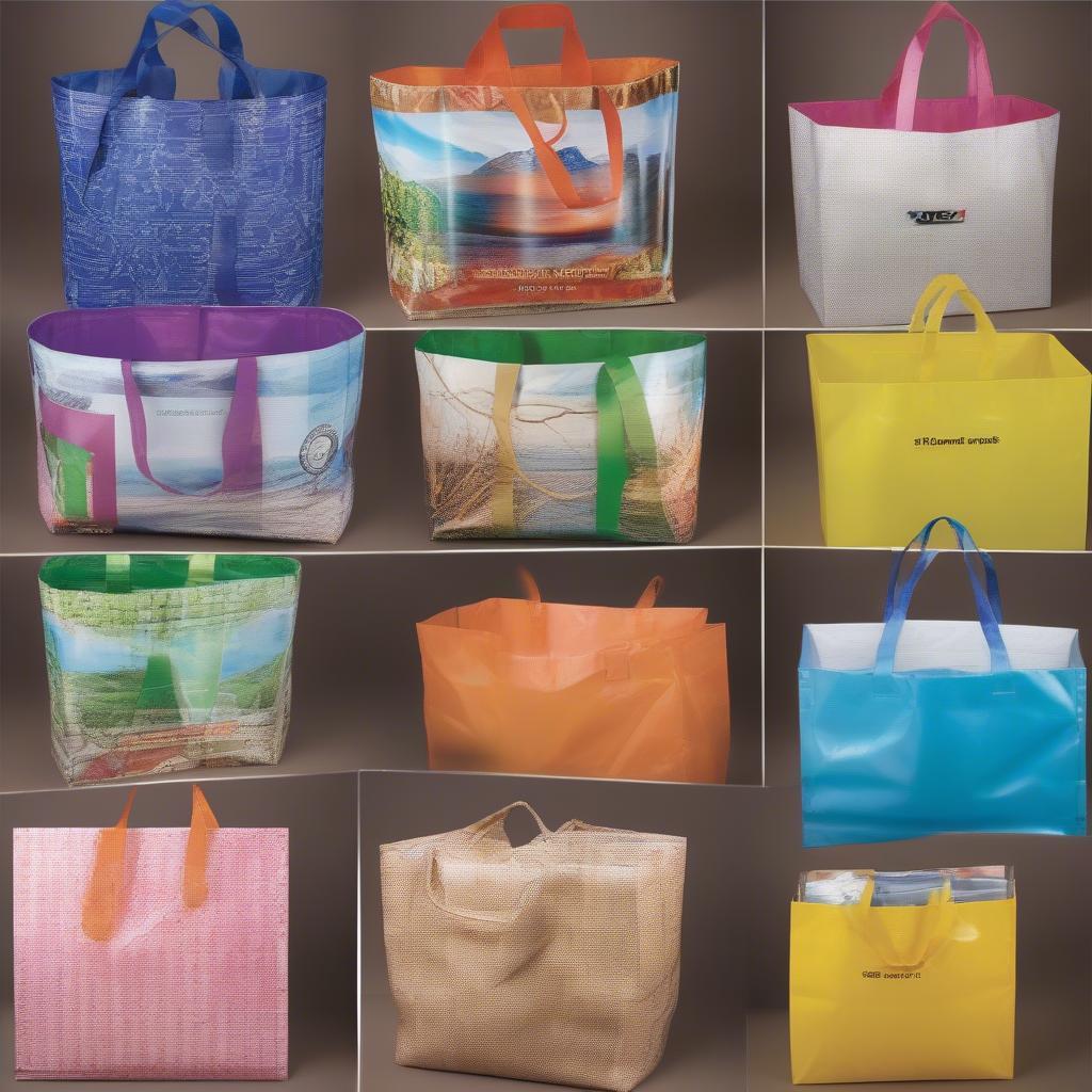 Recycled PP Woven Laminated Bags in Various Sizes and Colors