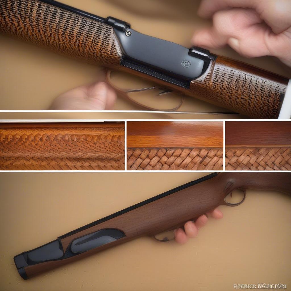 Cleaning a Remington 760 BDL Basket Weave Stock