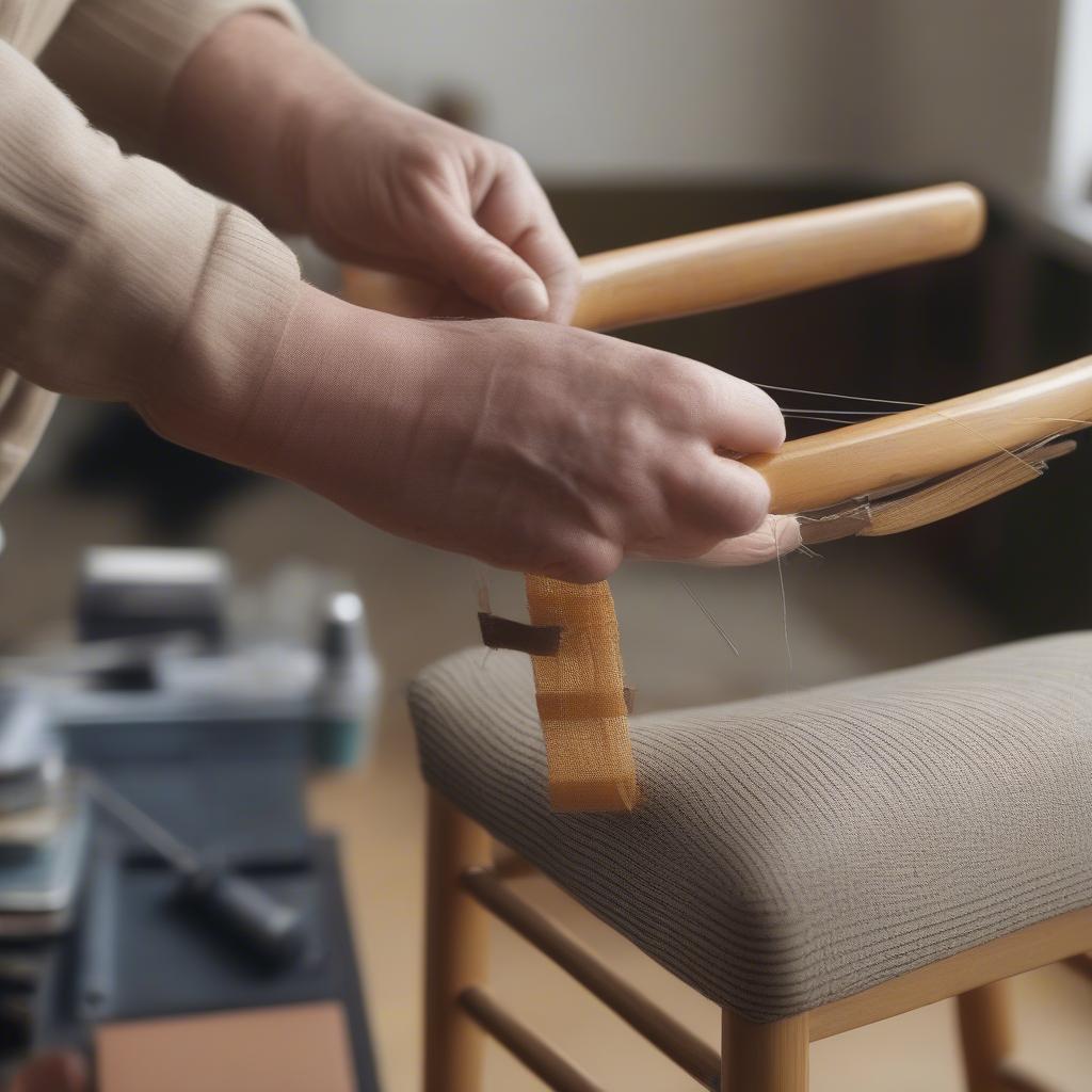 Repairing Shaker Chair Weaving -  Tips and Tricks