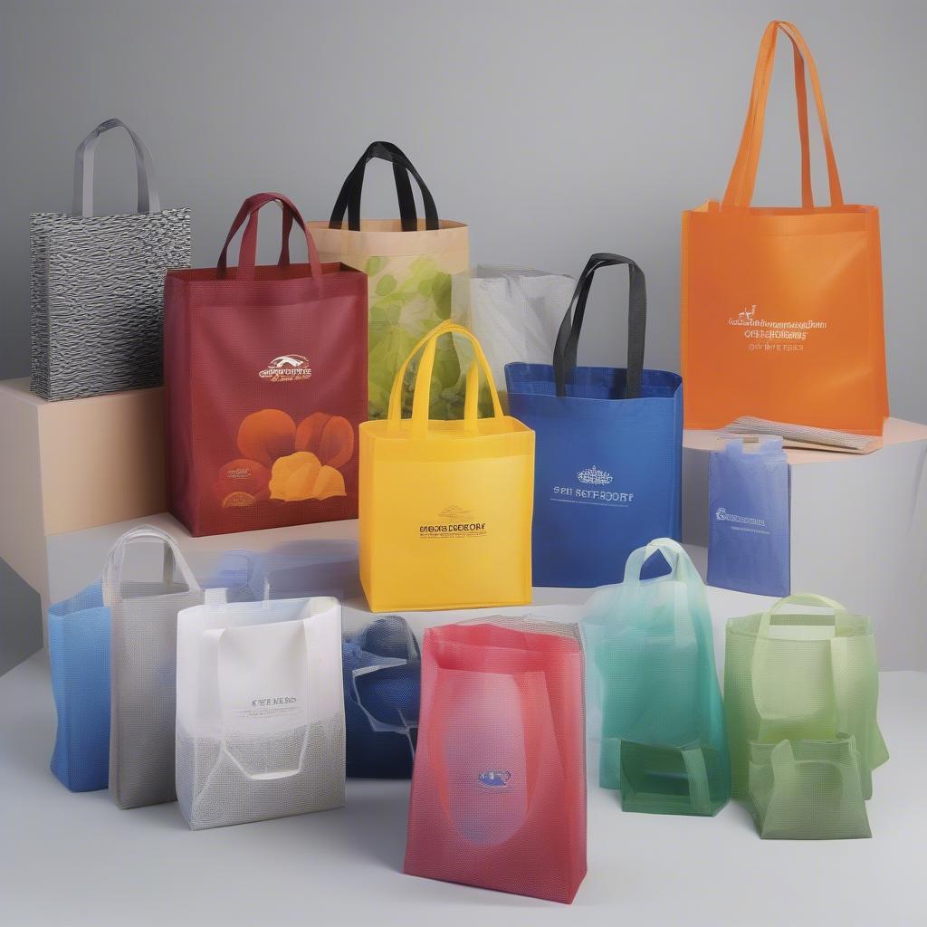 Variety of Reusable Non-Woven Bags