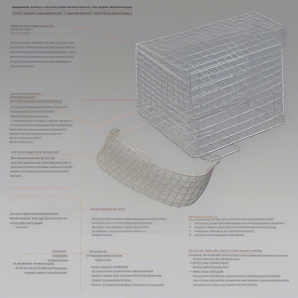 Different Types of Rock Gauging Mesh Basket Weave