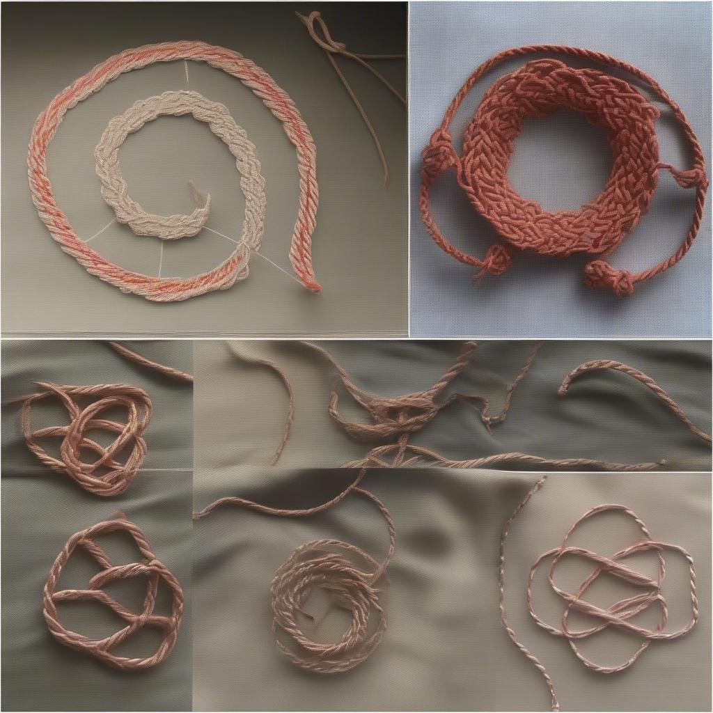 Different Stitching Techniques for Rope Coil Baskets