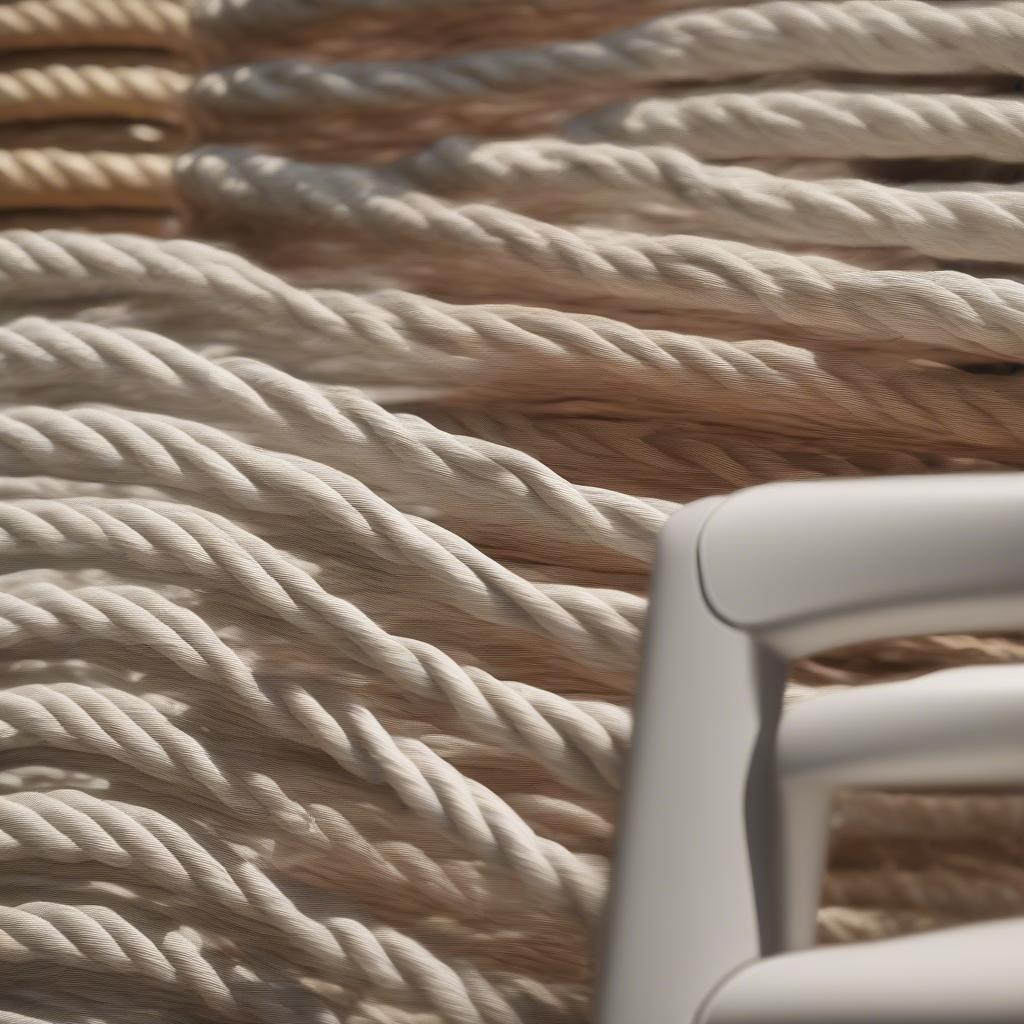 Rope Weaving Outdoor Chair Materials