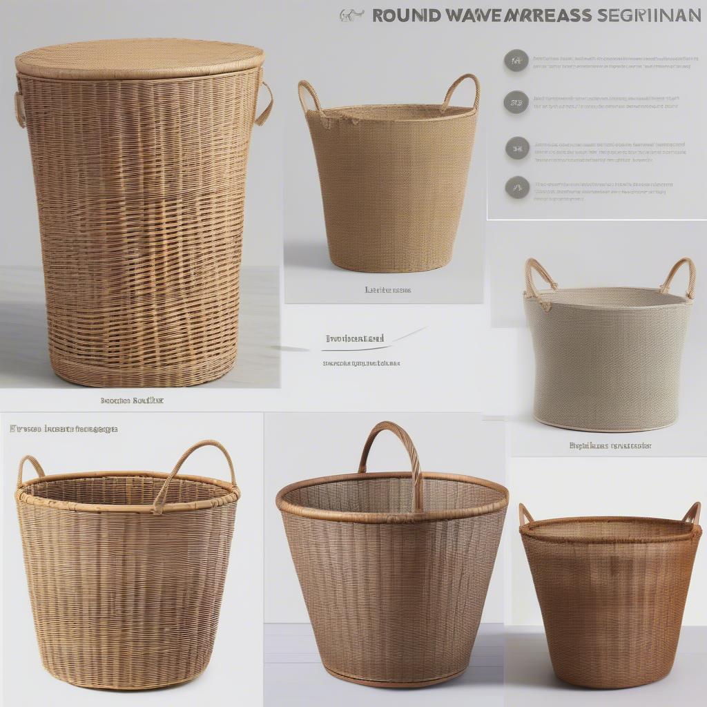 Round Weave Laundry Basket Material Comparison