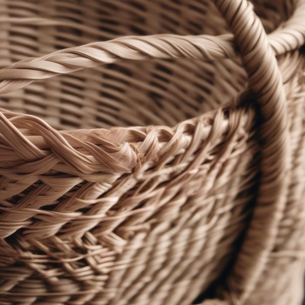 Round Weave Laundry Basket Weaving Techniques