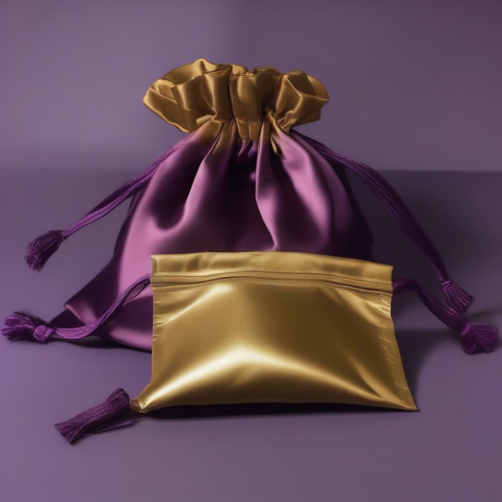 Satin and Ziplock Hair Weave Bags