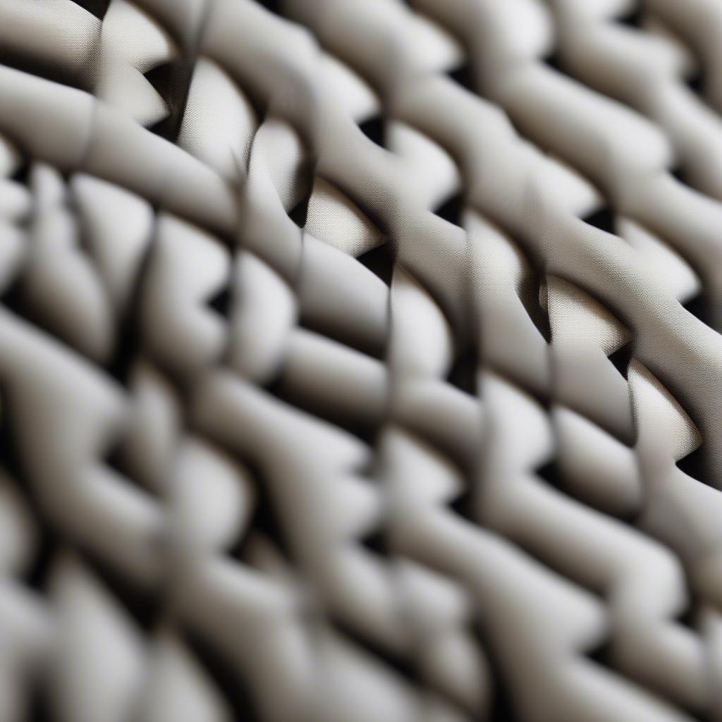 Close-up view of the screen tight basket weave pattern showing the intricate details and tight construction.