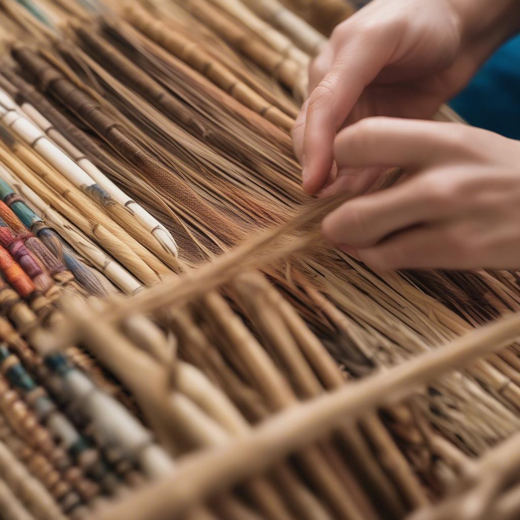 Choosing the right reed for your basket weaving project at Hobby Lobby