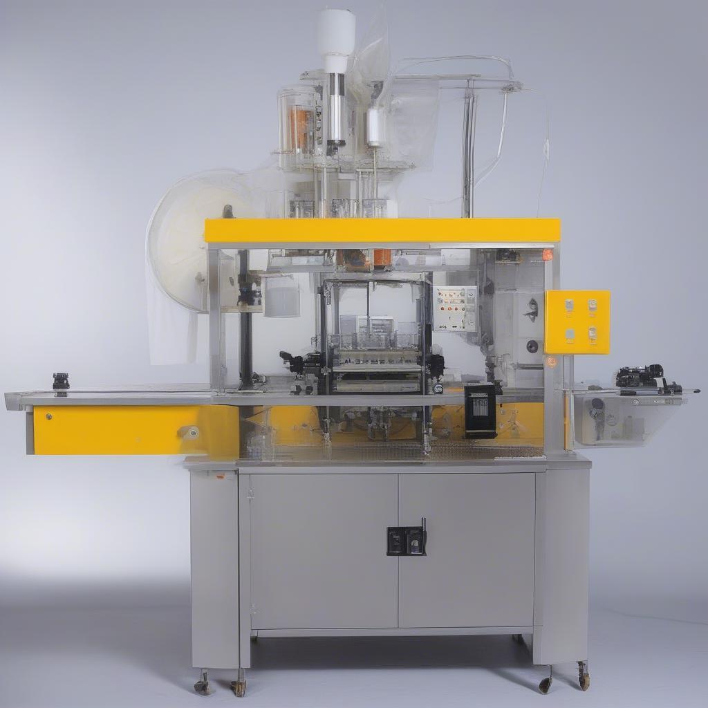 Semi-automatic non-woven tea bag machine