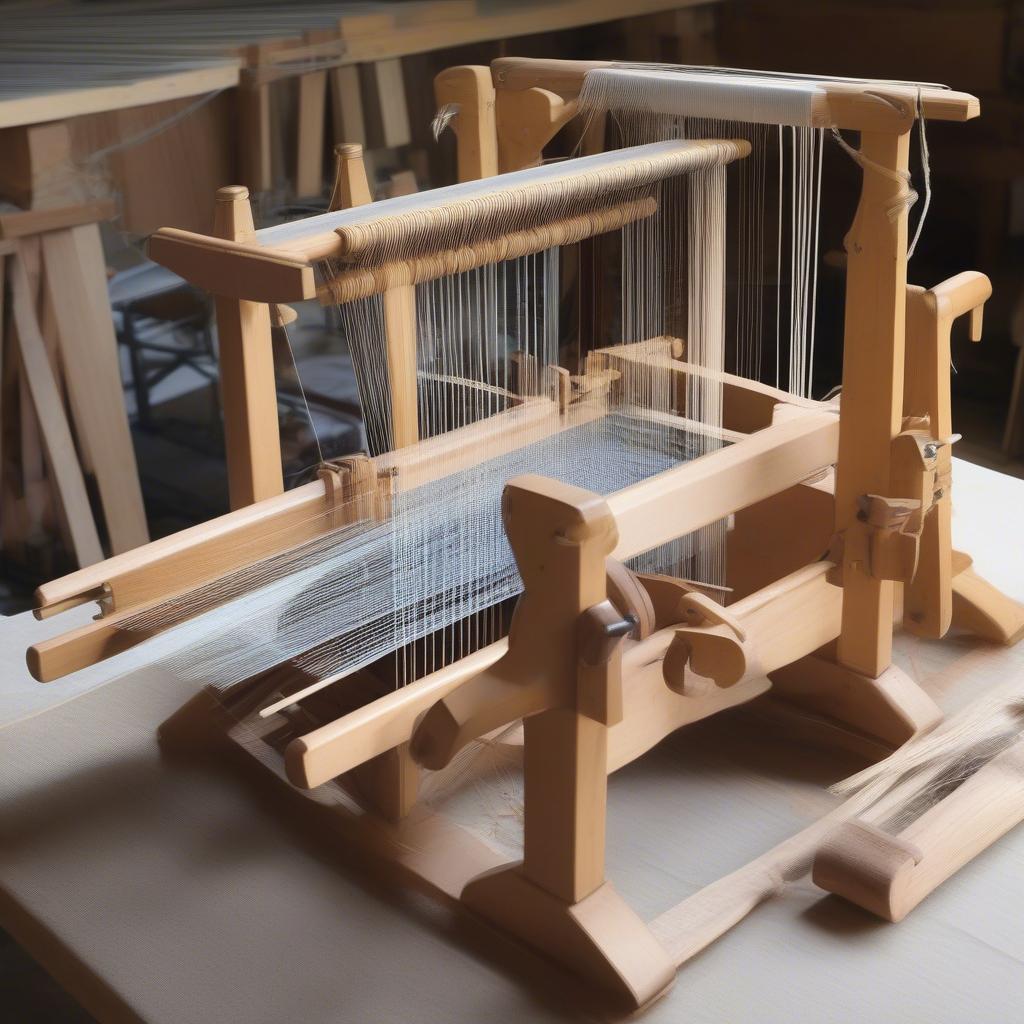 Setting up a table weaving loom for beginners