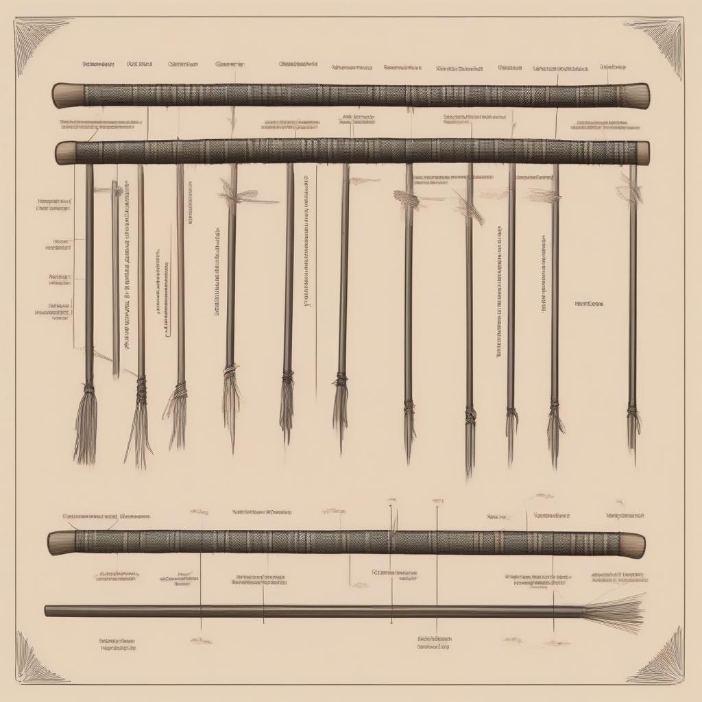 Seven-Step Caning Pattern Diagram