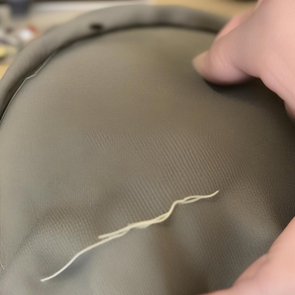 Sewing Hair Weave onto Hat Base