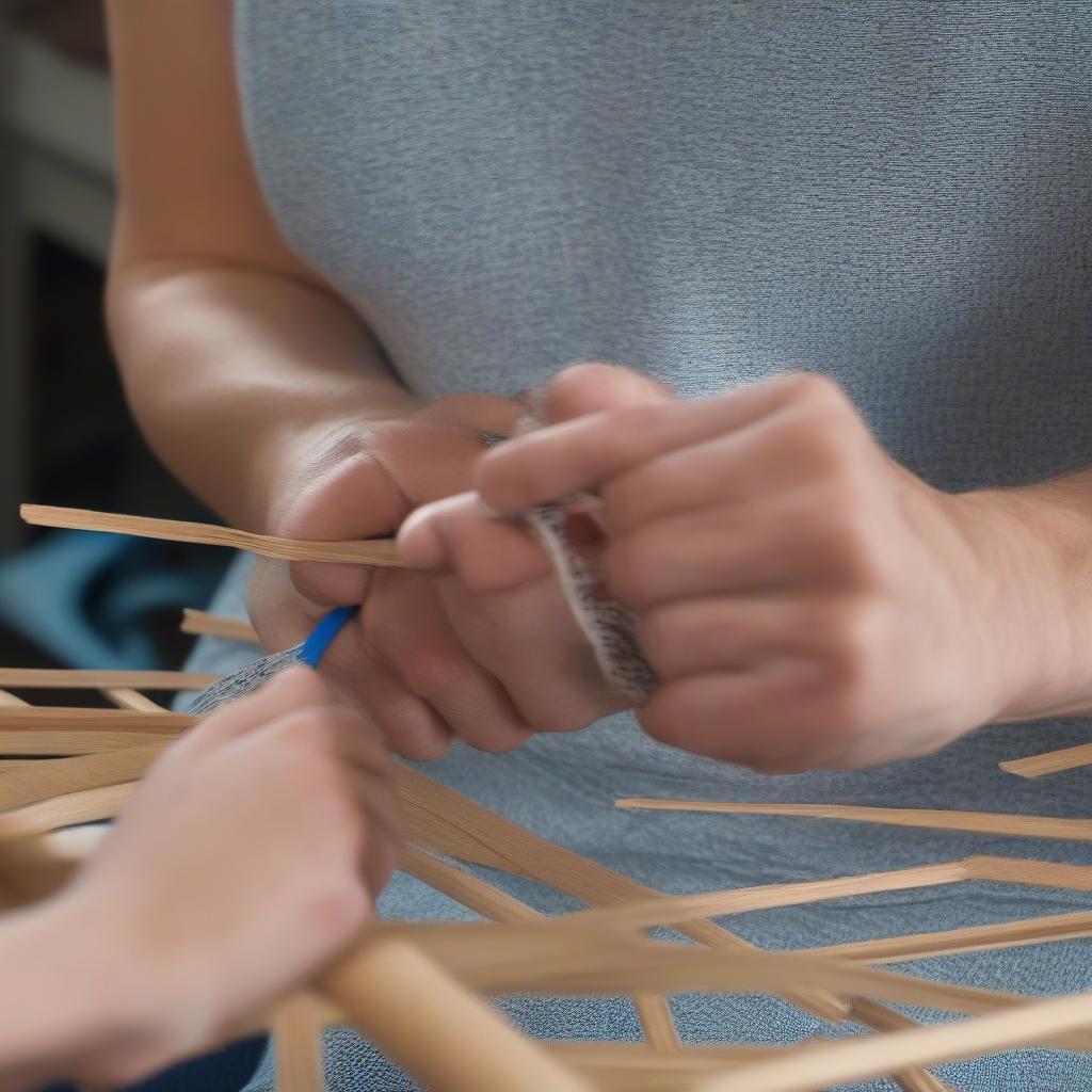 Shaker Chair Weaving for Beginners - Step-by-Step Tutorial