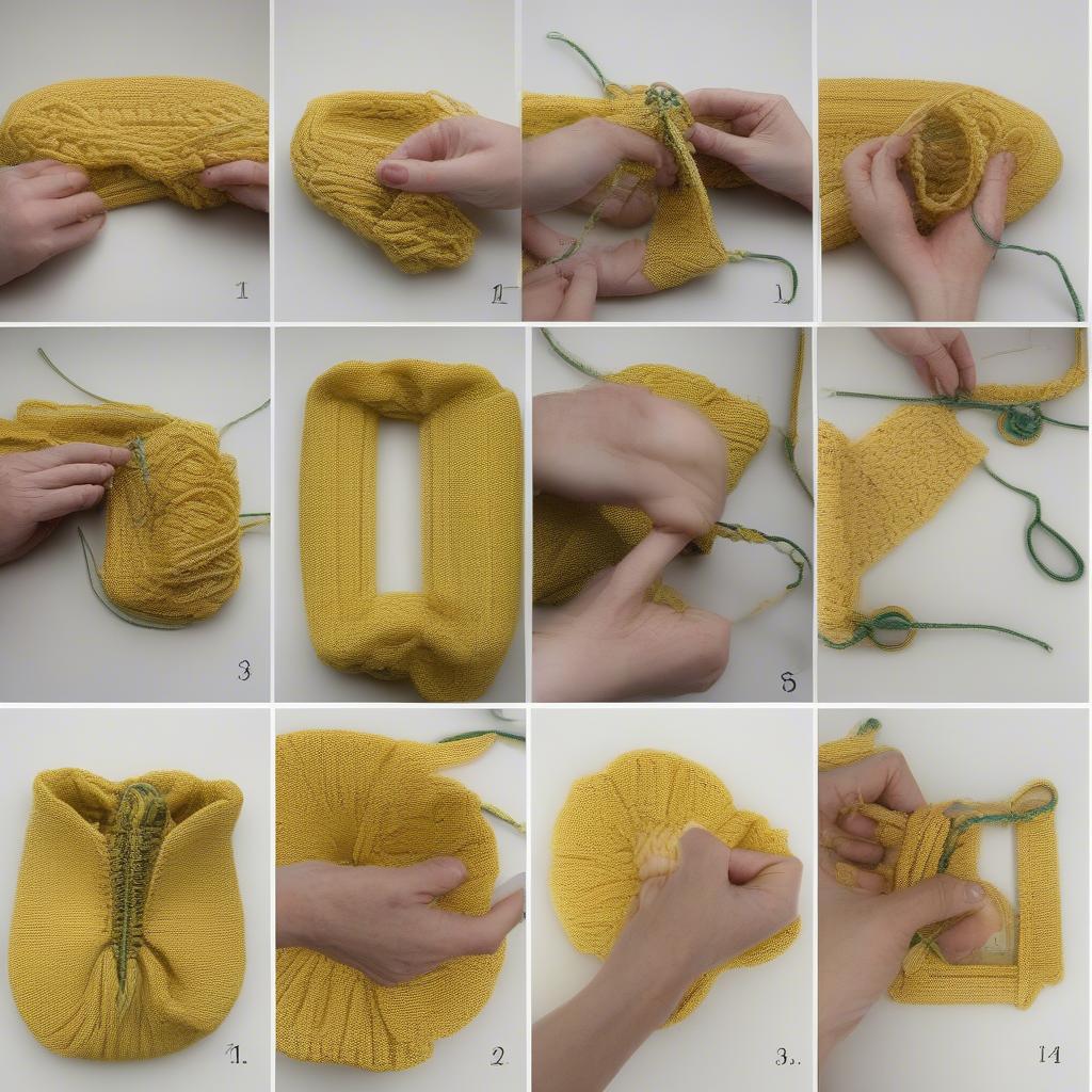 Shaping a Bilum Bag Using Looping Techniques