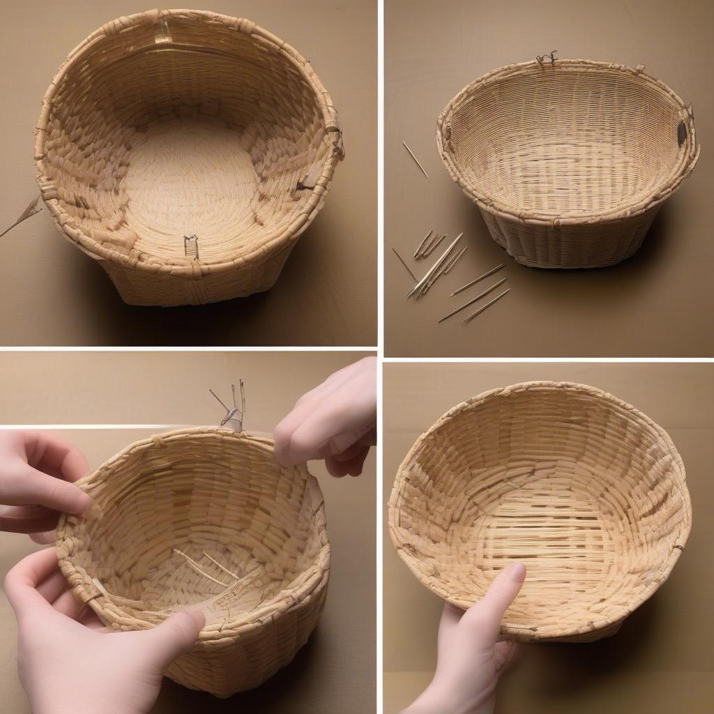 Tips for Shaping and Finishing a Woven Basket