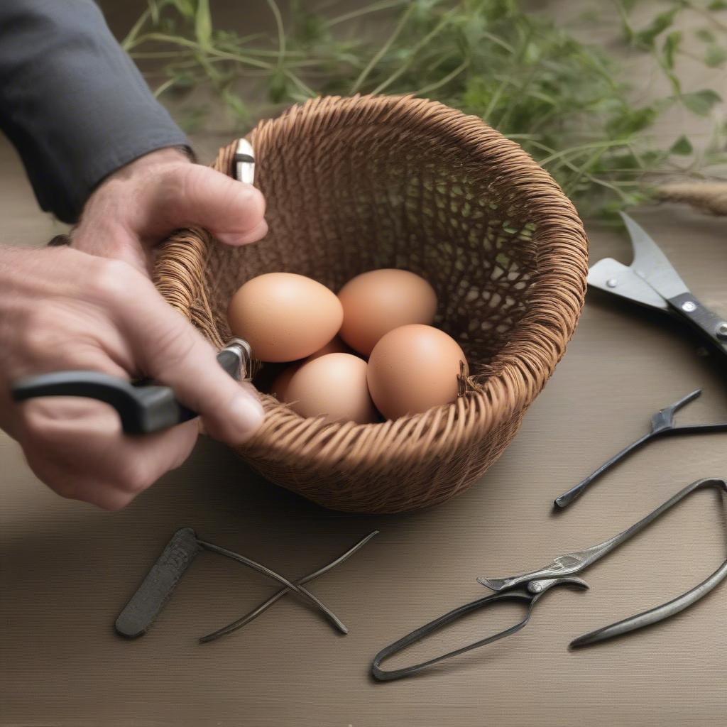 Shaping and Refining the Egg Basket