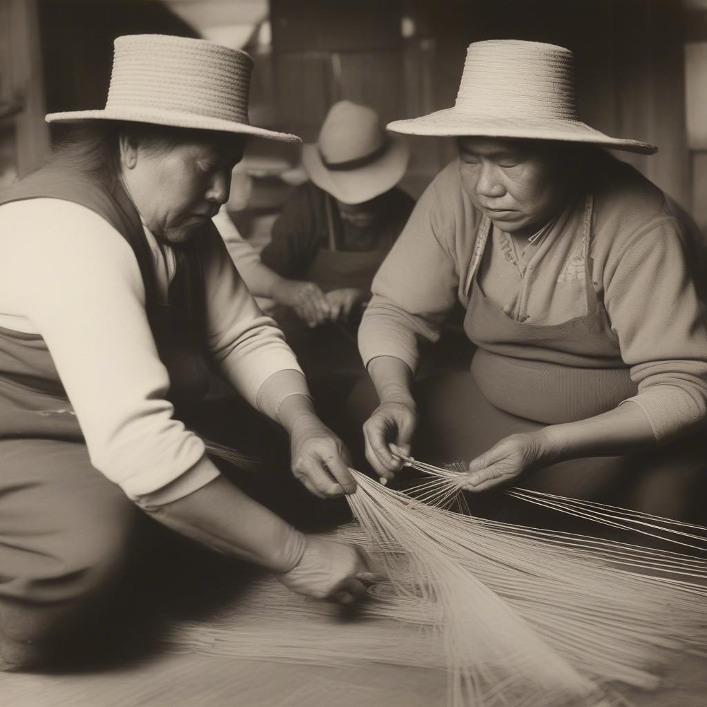 Shy Watters Cedar Hat Weaving Historical Context