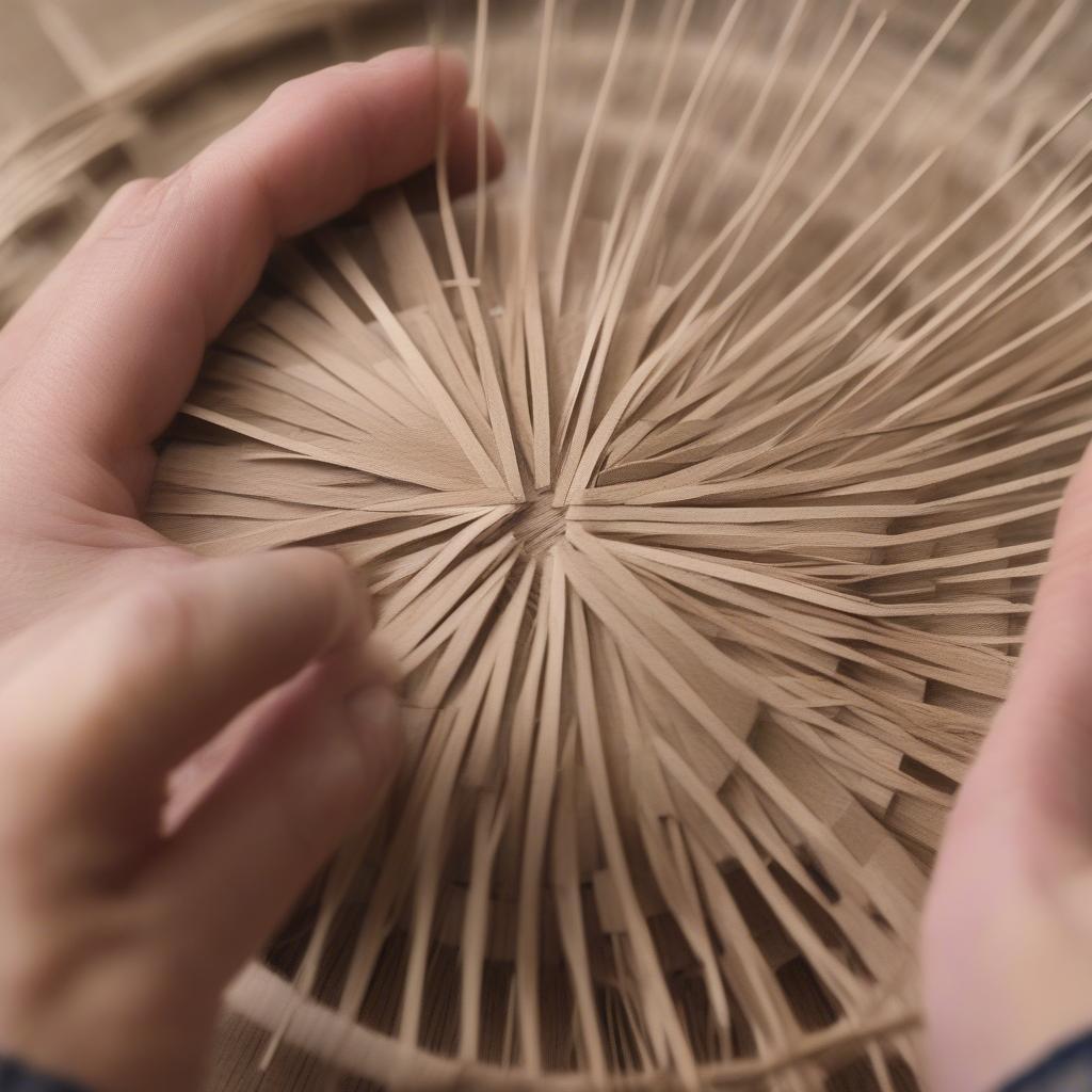 Simple Basket Weaving Template for Beginners