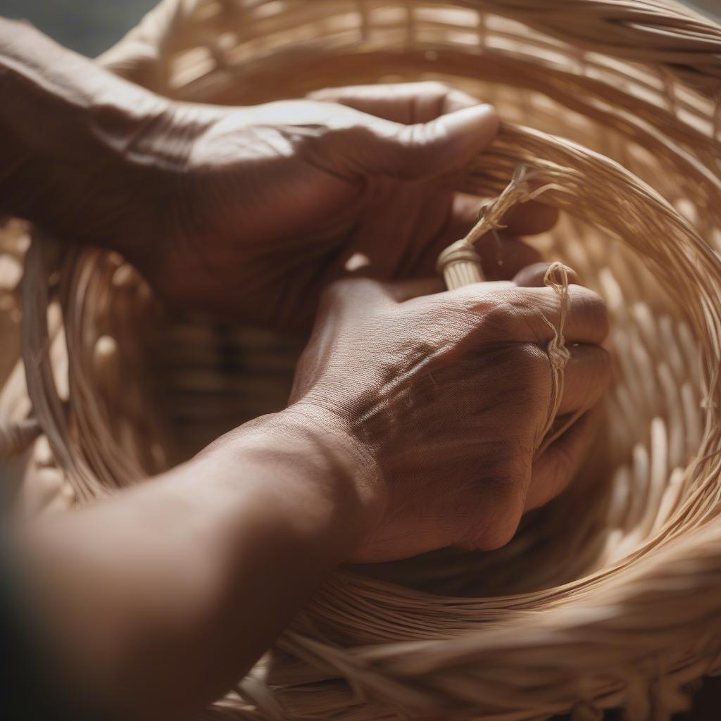 Sinew Basket Weaving Techniques